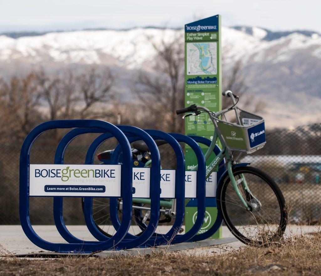 Photographs of Boise Greenbike in Boise, Idaho. Photos by Terry Welch.
