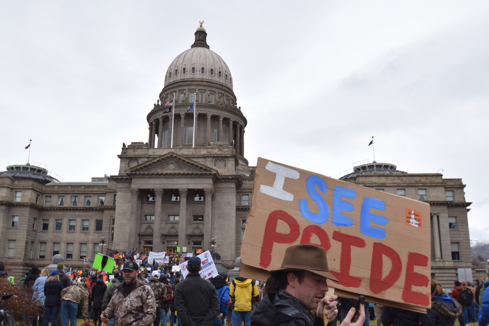 Idaho Public Lands rally, 2017, Boise, Idaho. Photo by Terry Welch.