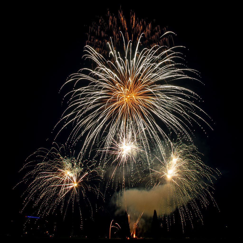 Fireworks on the 4th of July at Ann Morrison Park in Boise, Idaho, 2023. Photos by Terry Welch.