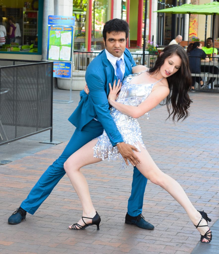 Pictures of Salsa and Bachata dancers in downtown Boise, Idaho. Photos by Terry Welch.