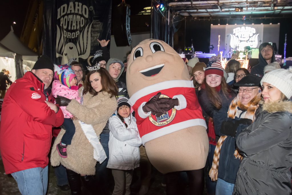 Pictures of the 2017 Idaho Potato Drop in Boise, Idaho. Photos by Terry Welch.