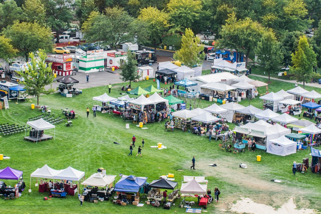 Hyde Park Street Fair in Boise, Idaho