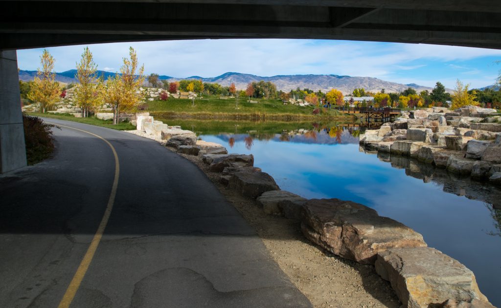 Picture of Ann Morrison Park in Boise, Idaho. Photo by Terry Welch.