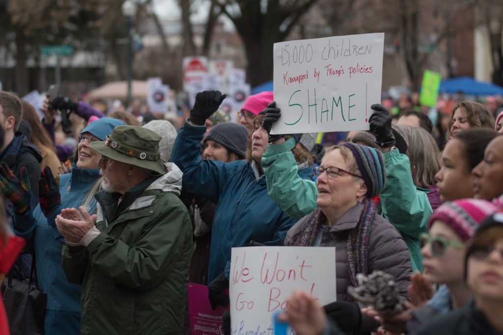 Woman's March, 2019, Boise, Idaho. Womxn's March on Idaho, 2019, Boise, Idaho. Photos by Terry Welch.